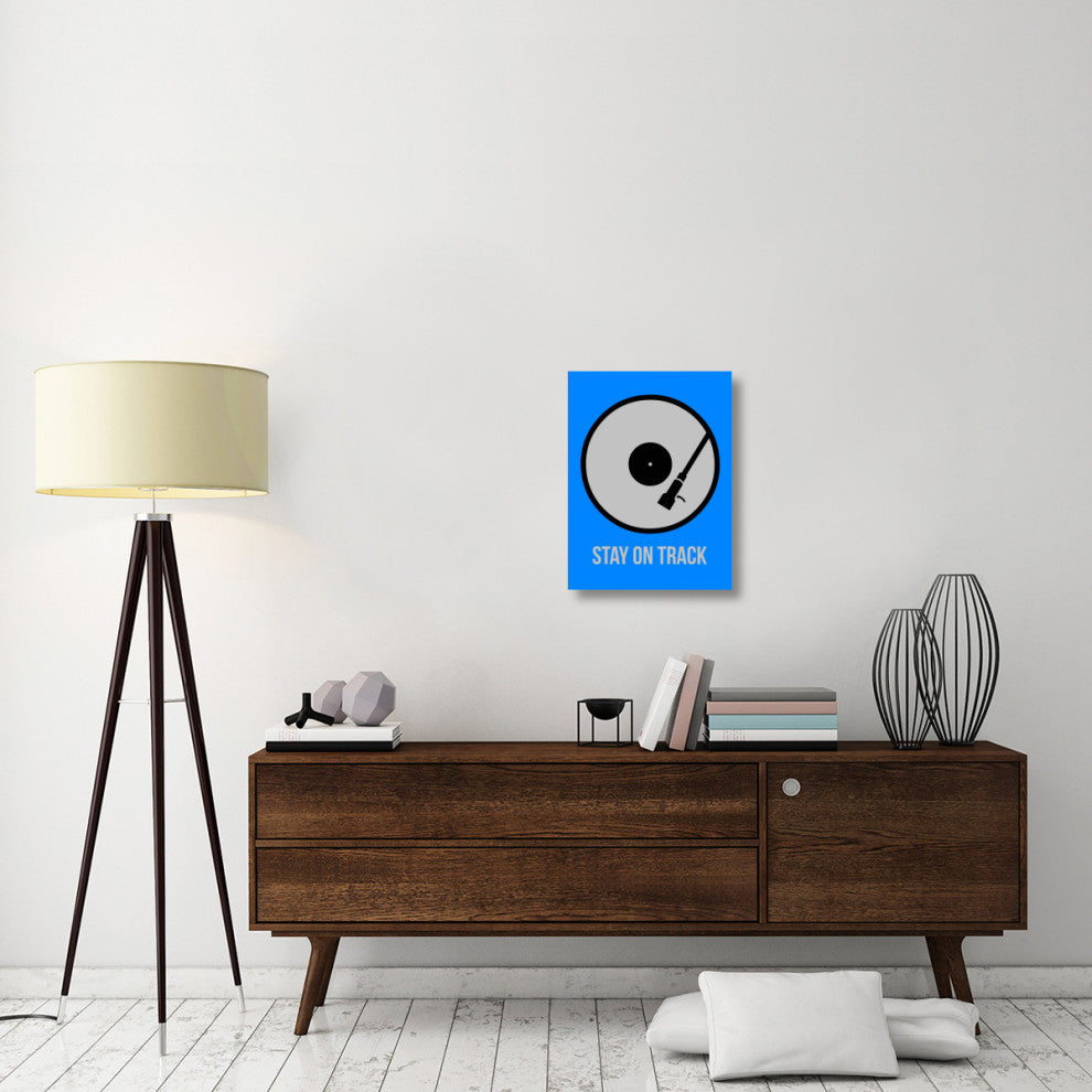 "Stay On Track Vinyl Poster 2" Fine Art Print