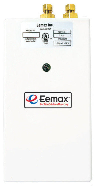 EEMax FlowCo On-Demand Electric Tankless Water Heater, Fixed-Flow, 2.0 GPM