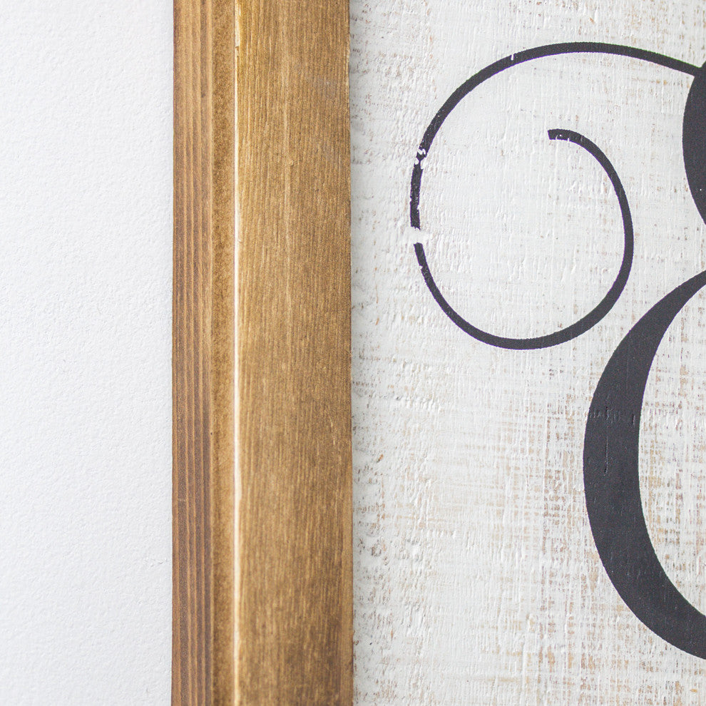 Let's Eat Farmhouse Wood Sign
