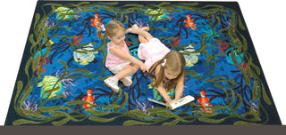 Kaleidoscope Rug, Under the Sea, 3'10"x5'4"