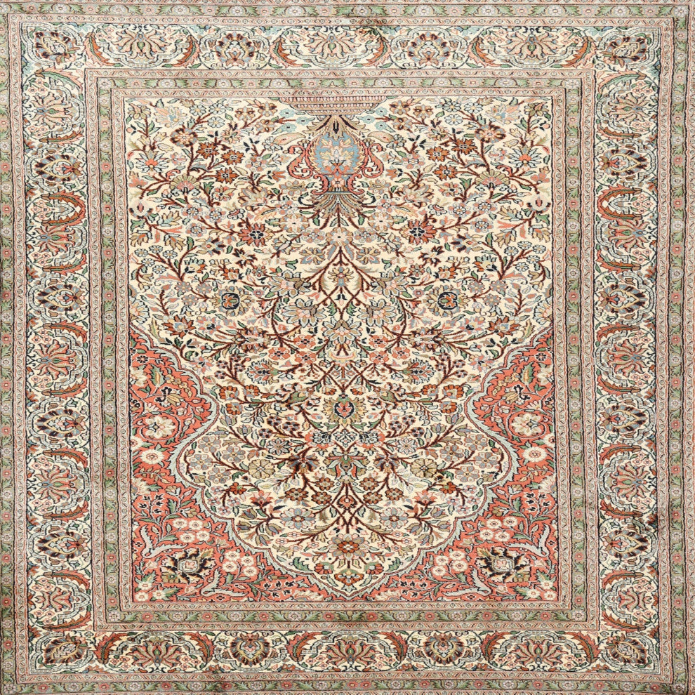 Ahgly Company Indoor Square Traditional Area Rugs, 3' Square