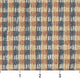 Blue, Beige, Orange and White Check Southwest Upholstery Fabric By The Yard