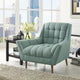 Modern Laguna Response Upholstered Fabric Armchair