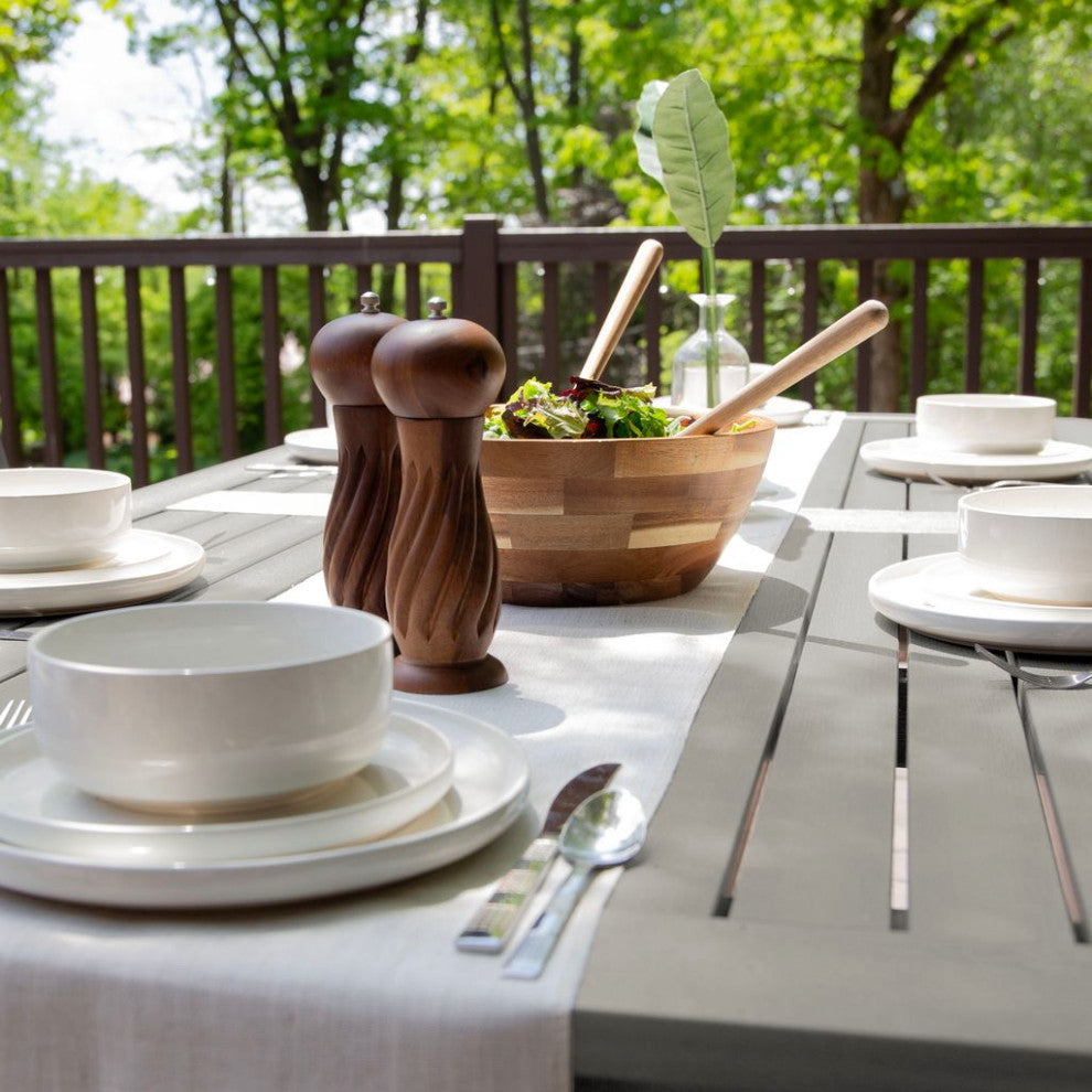 Lehigh 7-Piece Rectangle Dining Set, Harbor Gray