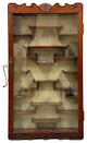 Mid-20th Century Chinese Hardwood Wall Mounted Display/Curio Cabinet