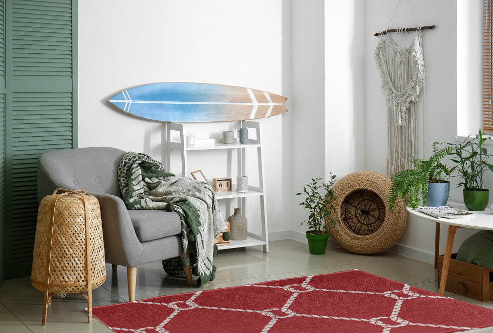 Ahoy! Nautical Chenille Rug
