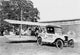 Ford Towing Plane- Gallery Wrapped Canvas Art 12" x 18"