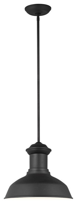 Sea Gull Fredricksburg 1-Light Outdoor Pendant Black