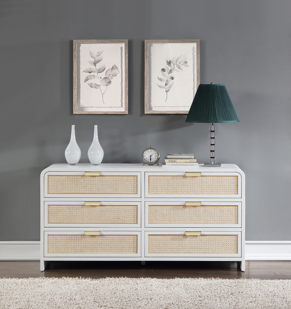 Sage Collection, White, Dresser