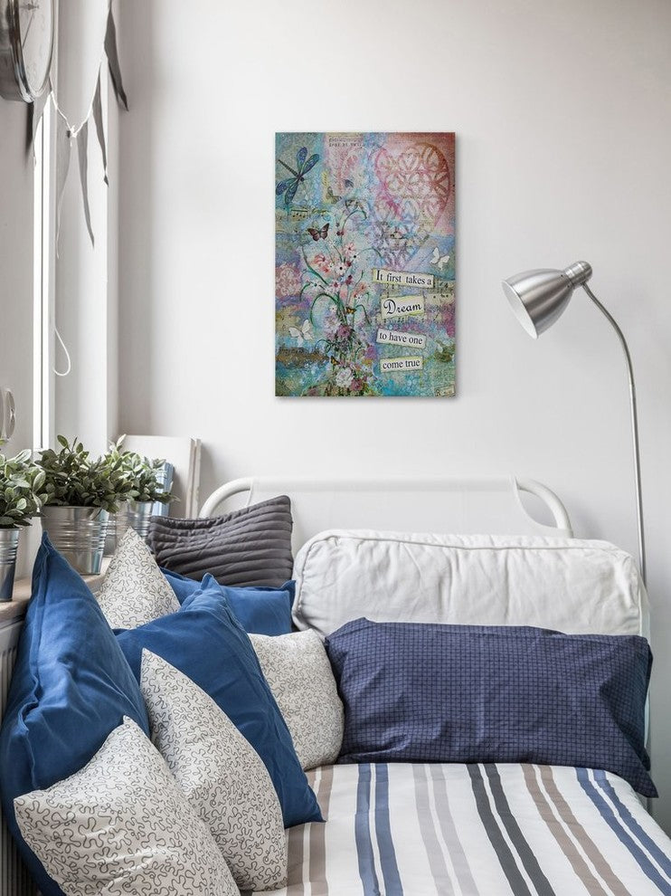 "First Dream" Painting Print on Wrapped Canvas, 16"x24"