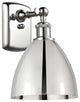 Ballston Dome Sconce, Polished Chrome