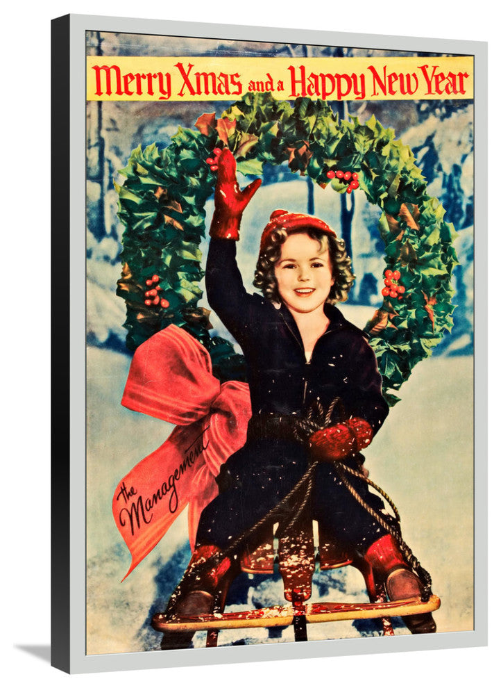 "Shirley Temple - Merry Christmas" Canvas by Hollywood Photo Archive, 20x30"