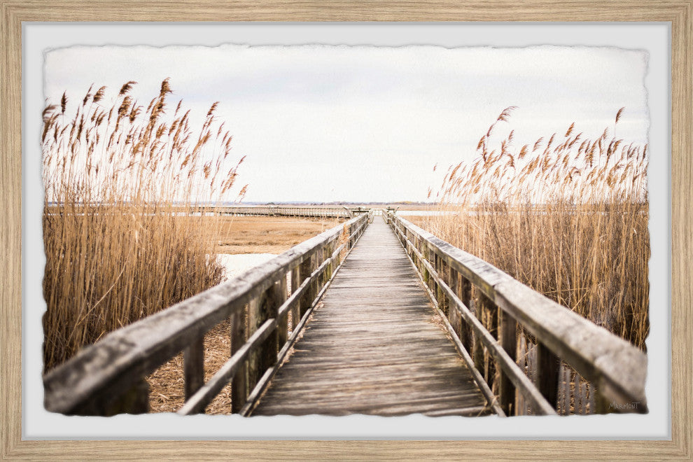"Weekend Vibes" Framed Painting Print, 36x24