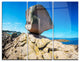 "Pink Rock in Tregastel" Photo Metal Wall Art, 3 Panels, 36"x28"