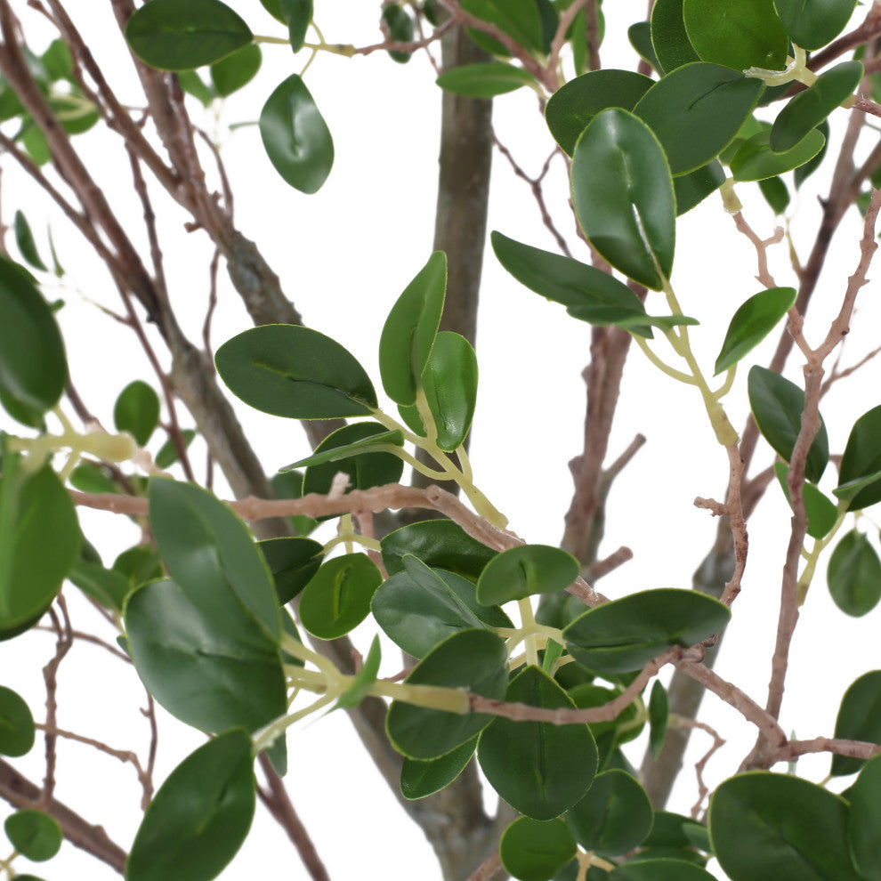 Willey Artificial Leaf Tree, Green, 25wx17dx59h