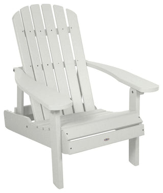 Cape Folding and Reclining Adirondack Chair, Coconut White
