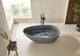 Vanity Art 67" x 33" Freestanding Soaking Stone Resin Bathtub