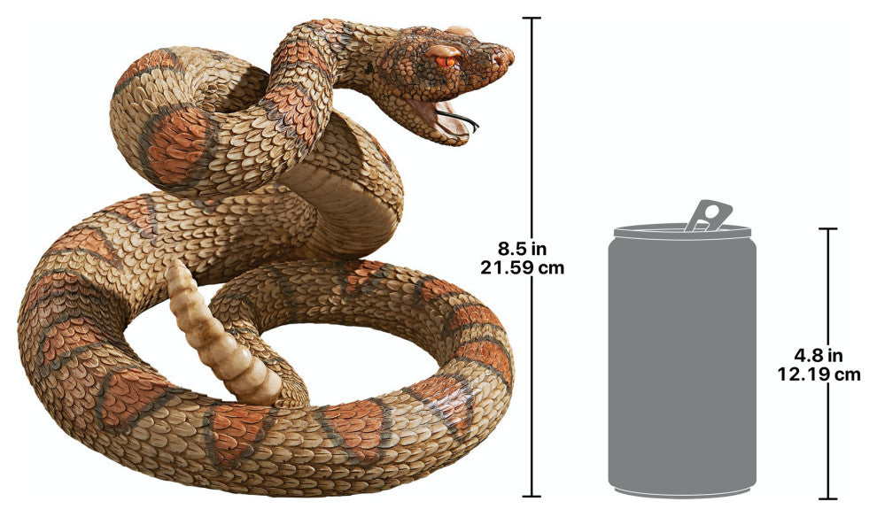 Western Diamondback Rattlesnake Statue