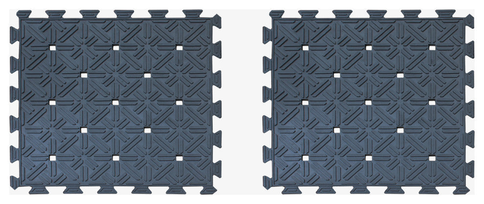 A1HC Rubber Interlocking Tiles 18"X18" Protective Flooring for Gym Equipment Mat