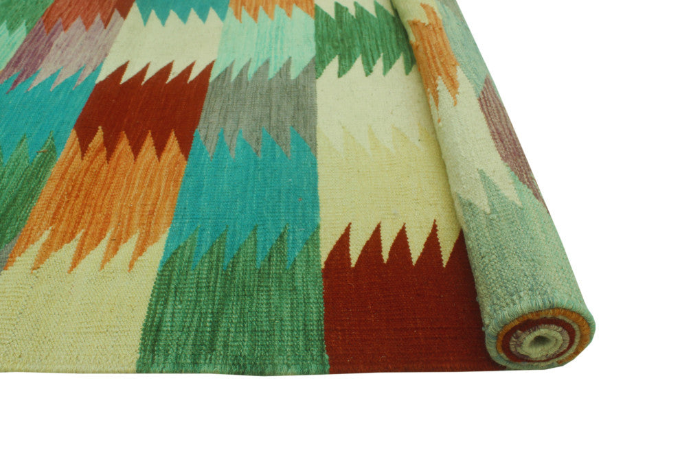 Winchester Kilim Cadie Red/Ivory Runner, 2'9x9'8