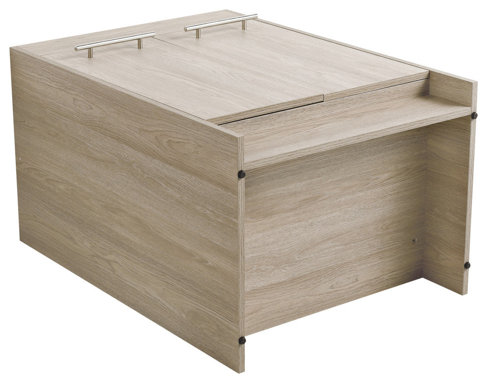 24 Inch Plywood Freestanding Bathroom Vanity With Resin Sink and Doors and shelf