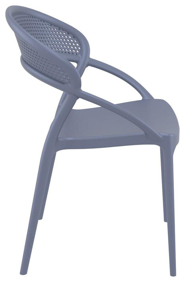 Sunset Dining Chair Dark Gray, Set of 2