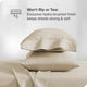 Bare Home 1800 Microfiber Sheet Set, Sand, Queen