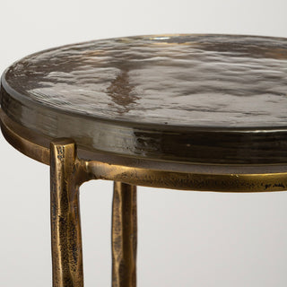 Eternity Brass Accent Table
