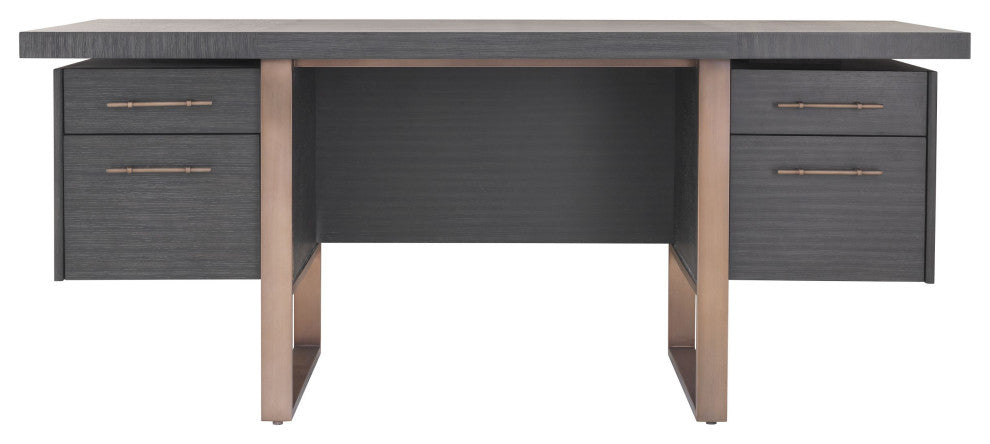 Charcoal Oak Desk | Eichholtz Canova