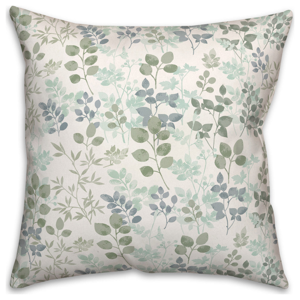 Spring Botanicals 18x18 Spun Poly Pillow
