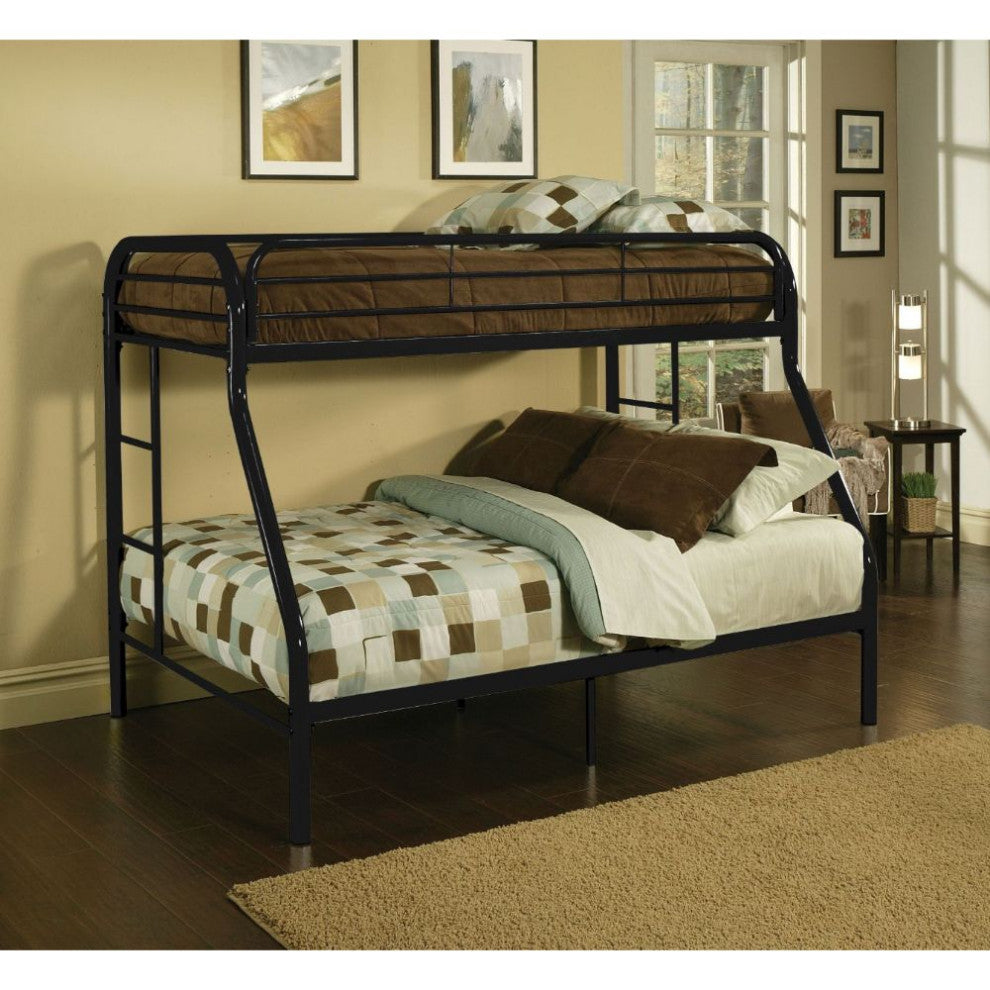 Acme Tritan Twin/Full Bunk Bed Black