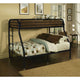 Acme Tritan Twin/Full Bunk Bed Black