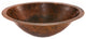 LO20FDB Under Counter Hammered Copper Master Bath Sink