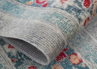 Noori Rug Low-Pile Roderick Grey/Red Rug