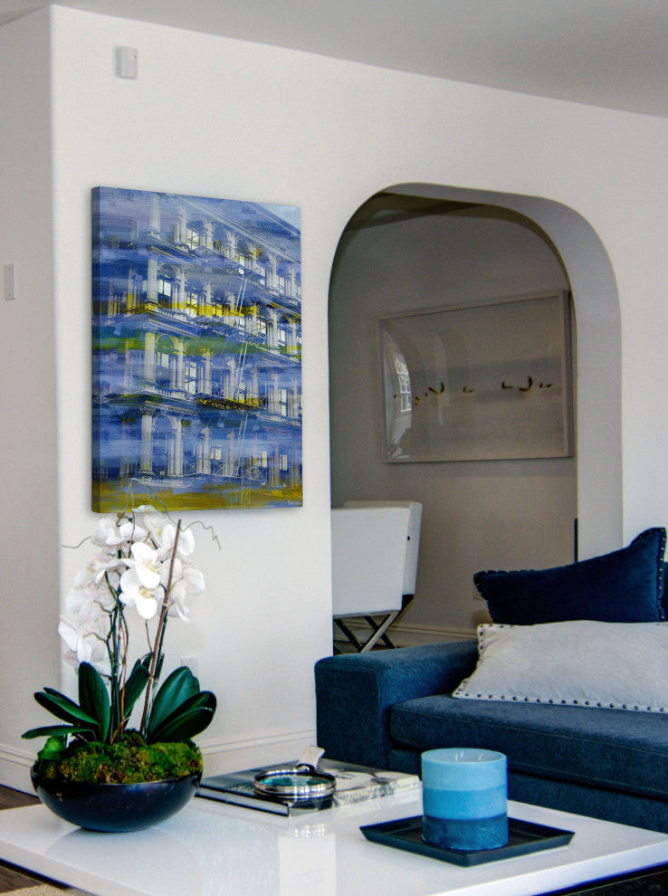 "NYC Architecture" Print on Canvas, 40"x60"