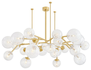 Corbett Lighting 488-68 Glasgow 24 Light 68"W Chandelier - Vintage Polished