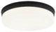 Matteo Lighting M10902MB Flush Mount, Matte Black Finish