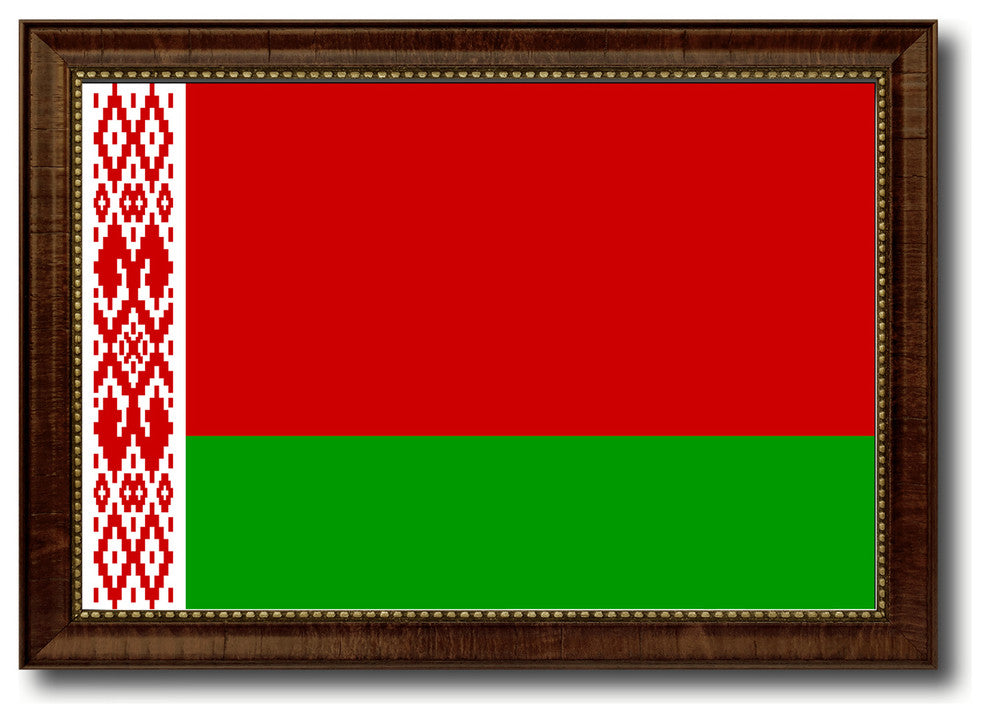 Belarus Country Flag Canvas Print, 21"x30"