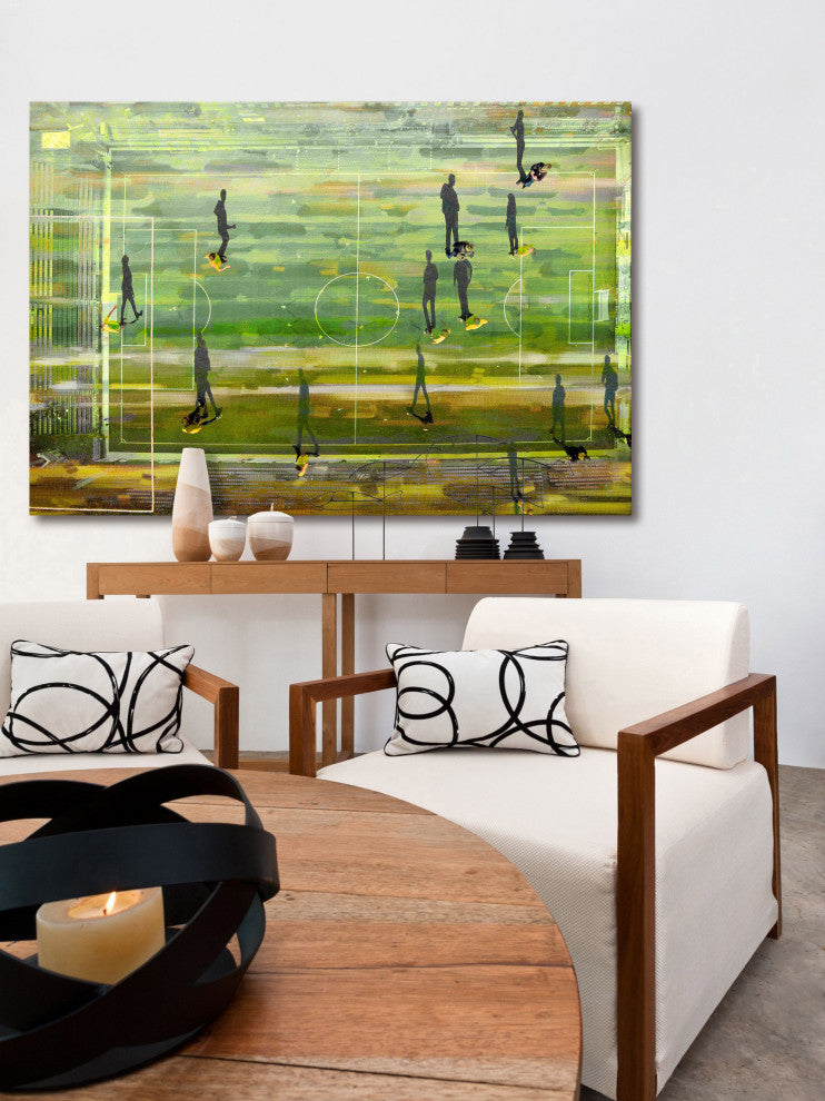 "Field Shadows" Painting Print on Wrapped Canvas, 45"x30"