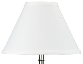 Fenchel Shades 4"x10"x7" Spider Attachment Empire Lamp Shade, Linen White