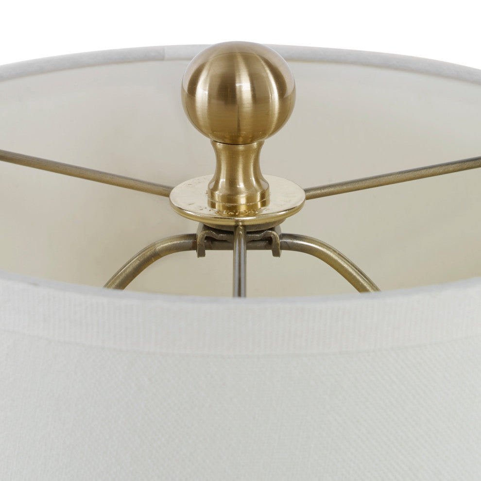 Uttermost Laton Buffet Lamp, Brushed Brass