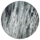 Raindrops On Grass Black White, Landscape Round Wall Art, 36"