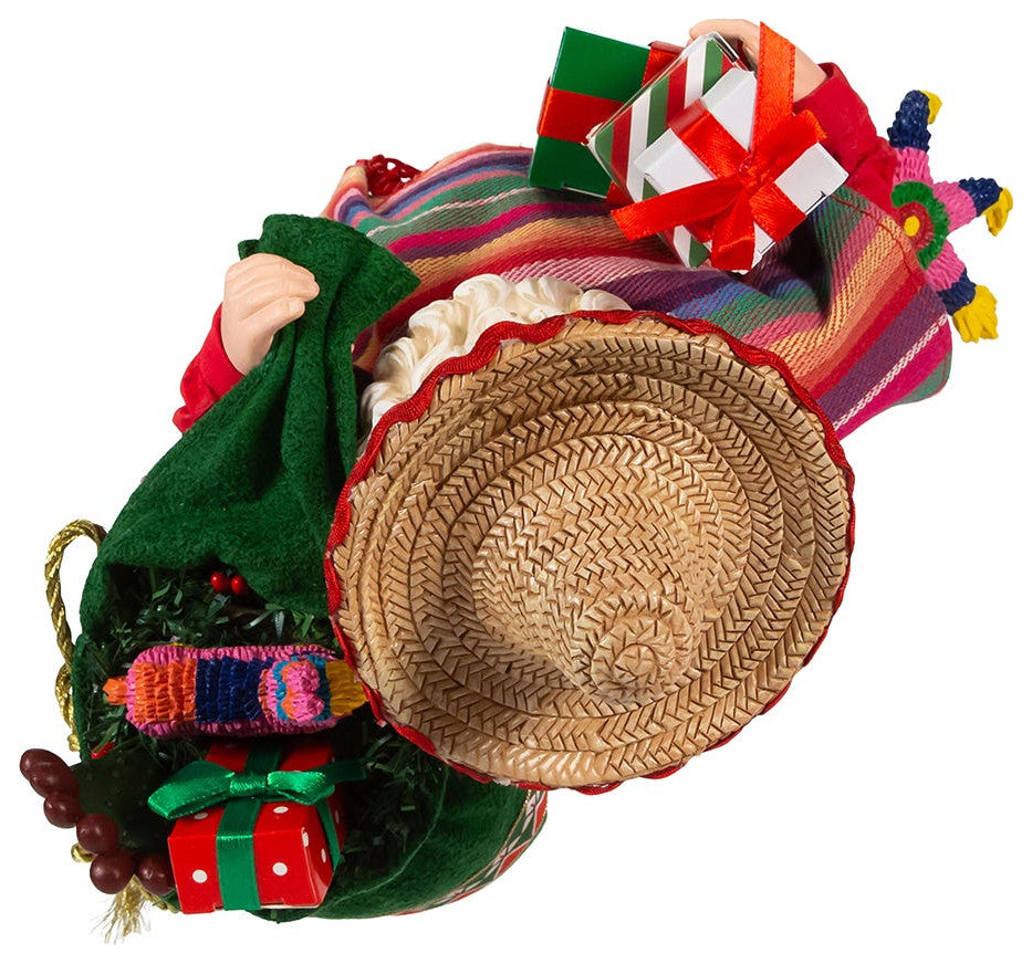 Kurt Adler 11" Fabriche Musical Mexican Santa