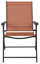Modern Patio Folding Chairs With Durable Steel Frame