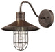 Ironclad  1-Light Rubbed Bronze Wall Sconce 11" Wide