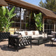 Black Rectangular Outdoor Coffee Table | Eichholtz Bell Rive
