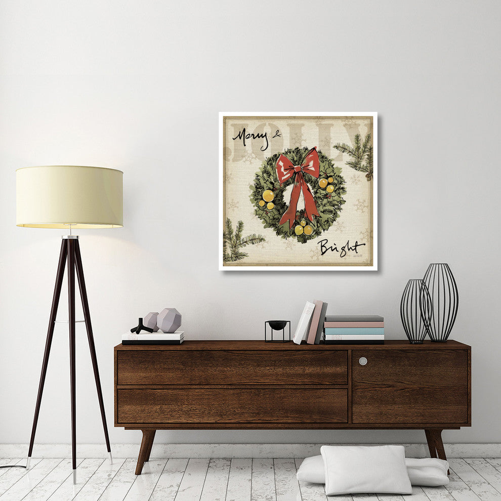 "Winter Wishes III" Digital Paper Print by Anne Tavoletti, 38"x38"