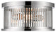 Zlite 334F2PN 2-Light Flush Mount, Polished Nickel