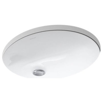 Kohler K-2209 Caxton 17" Undermount Bathroom Sink - White