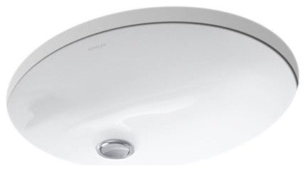 Kohler K-2209 Caxton 17" Undermount Bathroom Sink - White